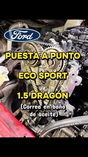 DATO: LA POLEA/ DAMPER DE CIGÜEÑAL SIEMPRE SACARLA CON EXTRACTOR. Utilizar herramientas de puesta a punto para este trabajo, torques de fábrica para cada reemplazo, sellador (formador de junta de buena marca). SI TENES UNO PARA REALIZAR GUARDA ESTE VIDEO ! #ford #ecosportdragon #MatiasInyeccion #mecanica