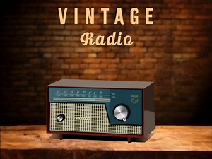 Vintage 80's Radio