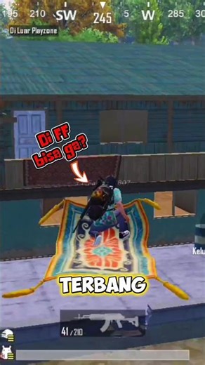 Di FF bisa naik karpet terbang ga? PUBG vs FF #pubgmobile #freefire