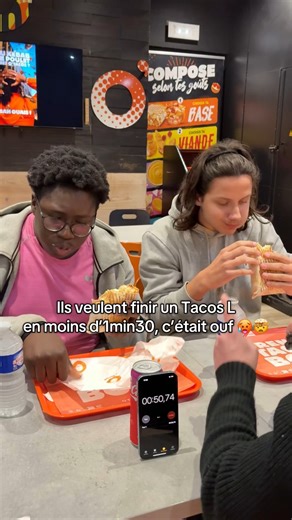 O’tacos Paris Porte de Vincennes on Instagram: "😎 T'es cap ou pas ? 🌮 Nous les avons mis au défi de finir un Tacos L en mois d'1min30 ! 🤔 Défi relevé ? Regarde la vidéo pour le savoir ! 🤤 N'oublie pas, l'offre avec @insolitparis continue toujours : pour un tacos L acheté via l'application, tu reçois un autre gratuitement. Pourquoi t'hésites encore ? #otacos #otacosparisvincennes #portedevincennes #tacosportedevincennes #offre #gratuit #insolitparis #tacosgratuit"