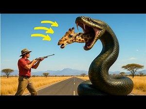 Massive Python vs Giraffe — Stunning Real-Life Rescue Caught on Camera