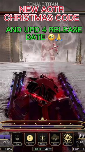 AOTR update 4 would’ve been a fire Christmas present im not gonna lie 👀🔥 but Merry Christmas everyone | join the discord for raid help | #attackontitan #attackontitanrevolution #aotr #aot #robloxfyp