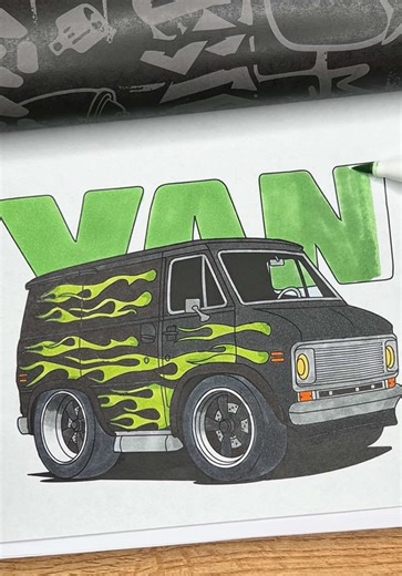 100 Mini Cars Coloring Book para Colorear