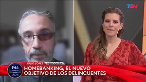 Homebanking, el nuevo objetivo de los ciberdelincuentes Julio López, tecnólogo y especialista en informática, afirmó que la cuarentena generó un ambiente de improvisación que está costando caro a los clientes bancarios. Los consejos del especialista: - Si te activaron un crédito en tu cuenta y lo transfieren junto con el dinero que tenias, hacé rápidamente la denuncia policial y buscá un abogado. - Si todavía no te pasó nada, activá todos los controles que tu homebanking te dé, desde doble facto