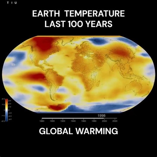 EARTH LAST 100 YEARS HOT HOTTER HOTTEST #globalwarming #climatechange #nasa #earth #space #shorts
