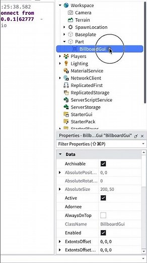 How to make a text Gui on a part