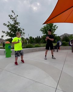 Shout out to our amazing friend Nick (who happens to have Down Syndome) for teaching Noah some karate! Nick is awesome! #downsyndrome #karate #theluckyfew | Noah's Dad - Down Syndrome Awareness