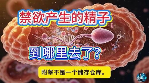 男性健康常识科普：禁欲产生的精子到哪里去了？又是关于身体构造，生理常识的科普，值得多了解！