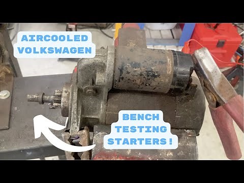 Bench Testing Aircooled VW Starters!
