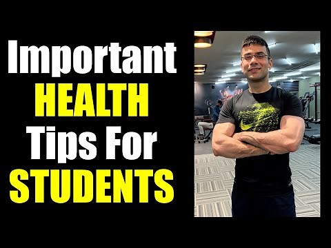 Important Health Tips For Students || How To Stay Fit Along With Studies