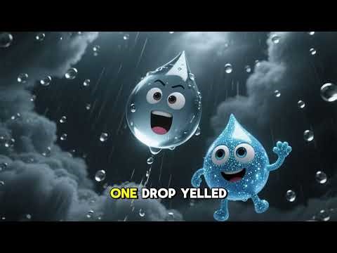 How Clouds Are Born ☀️ | The Story of Drip the Water Drop | Fun Science for Kids