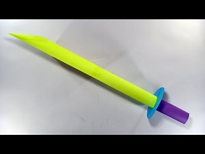 How To Make A Paper Sword | Paper Sword Tutorial - Very Easy