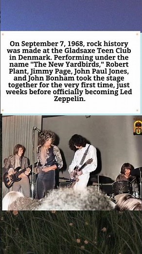 Led Zeppelin's First Performance (1968)