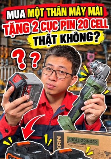 Máy mài pin Hukan: tính năng và phụ kiện đi kèm