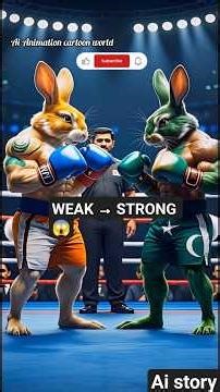 Rabbit Boxing Match | Draw Ho Gaya 😳 Kaun Jeeta?#RabbitStory#BoxingMatch#ytShorts#Shorts#ViralShorts