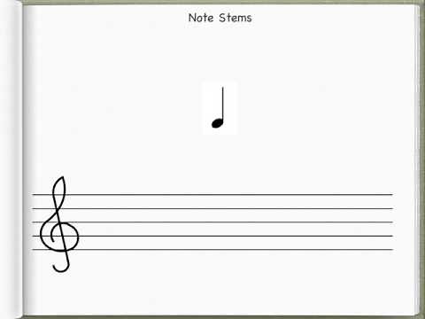 How to Write Music Notes - Music Theory Grade 1 Lesson 1 Part 2