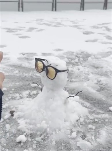 Xiao Zhan's Stunning Snowman Creation