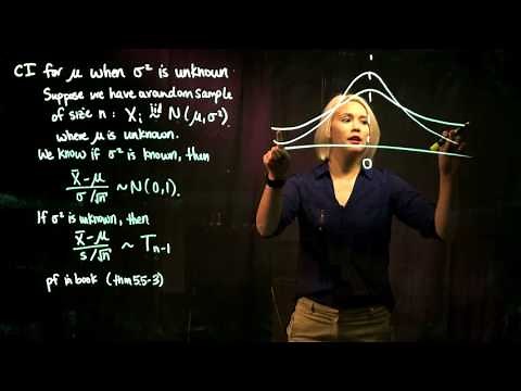 1. Confidence Intervals with the T-Distribution