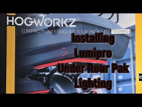 Installing Hogworkz Lumipro lights on my tourpak