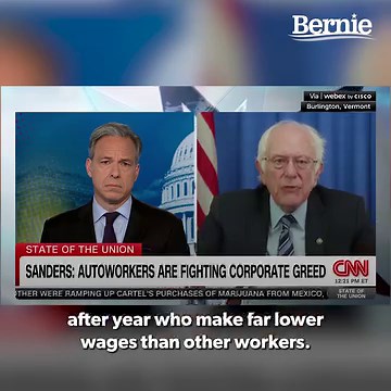 18K views · 1.4K reactions | If new technology makes us a more productive society, the benefits should go to the workers – not just to those on top. | Bernie Sanders | Facebook