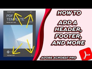 How to Add a Header & Footer in Adobe Acrobat Pro