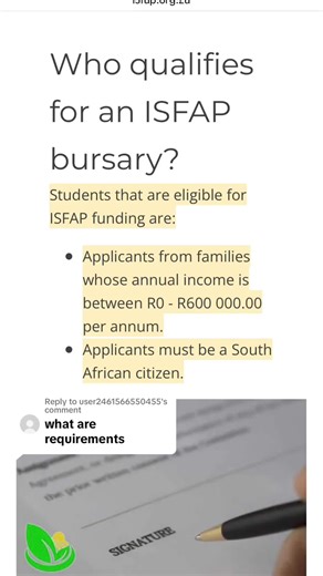 ISFAP Bursary 2025: Application Process and Closing Date