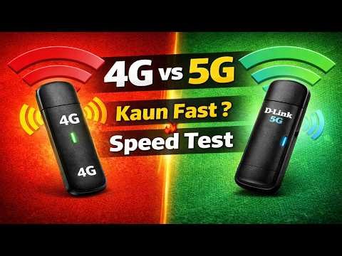 4G vs 5G USB WiFi Dongle 🔥 | Speed Test & Signal Strength Comparison