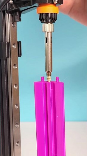 Fix Loose 3D Prints: Threaded Inserts + Heat-Set Tool Guide #3dprinting #3dprint #3dprinted #diy