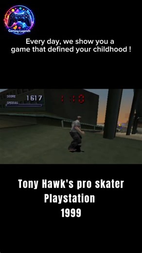 Gaming-Legends on Instagram: "Follow 👉 @gaminglegennd Tony Hawk’s Pro Skater (1999) on the PlayStation 1 is one of the most influential skateboarding games ever made 🛹🔥. Developed by Neversoft and published by Activision, it helped bring extreme sports into mainstream gaming with its addictive arcade gameplay and iconic soundtrack. Players take control of legendary skaters like Tony Hawk, Rodney Mullen, and Chad Muska, performing tricks across real-world inspired levels such as warehouses, sc