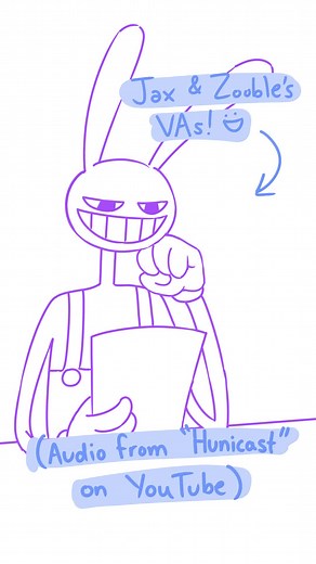 The Voice Actors for Jax (Michael Kovach) and Zooble (Ashley Nichols) doing a live stream! Audio from