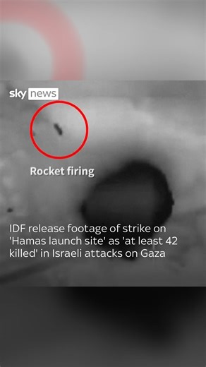 The IDF has published a video of large explosions and plumes of smoke rising from an undisclosed location in Gaza. #Gaza #Israel #IDF | Sky News