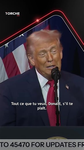 Le président américain Donald Trump s’est moqué du président français Emmanuel Macron lors d’un discours à la retraite du Parti républicain à la Chambre des représentants, affirmant que Macron avait accepté une hausse de 200 % des prix des médicaments après que Trump a menacé d’imposer des droits de douane sur les produits français importés aux États-Unis. #Torche Suivez-nous sur Instagram : https://tinyurl.com/Torche360-Instagram | Torche360
