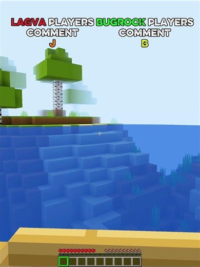 java vs bedrock #minecraft