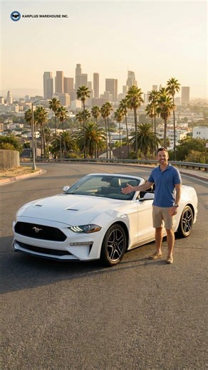 2023 White Ford Mustang with 70,574 miles in Pacoima, CA