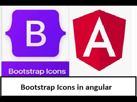 how to use bootstrap icons in Agular