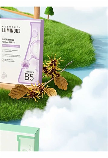 Mặt nạ COLORKEY Luminous: review mat na giay dưỡng da hiệu quả