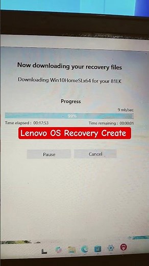 Lenovo usb os Recovery Create #computer #hardwareshop #computer repair #mashup #desktoprepair #compu
