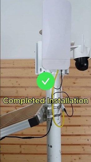 🌞 How to Set Up a Solar-Powered IP Camera with Long-Range Wireless Bridge!