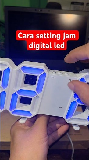 Cara setting jam digital led #jamdigitalled