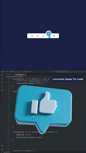 Glowing Navigation Menu 🔥 HTML CSS Animation Tutorial Modern UI Design 2026