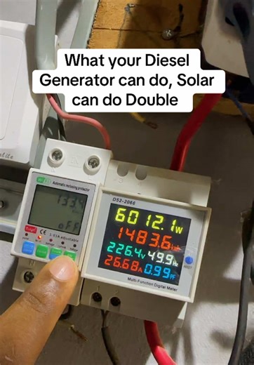 Whatever your NEPA and Generator can carry, Solar can carry double. #solarnigeria