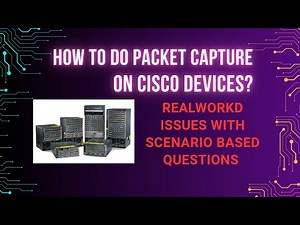 How to do packet capture on Live Cisco Devices? | #tungabadranetworks