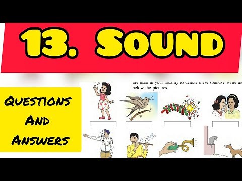 6th Std - Science - Chapter 13 Sound questions answers/exercise - Maharashtra board - Class 6
