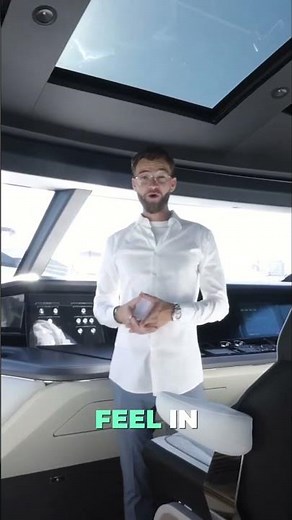 Inside a Princess Yacht: Electric Sunroof & Drop Window That Changes the Entire Cabin