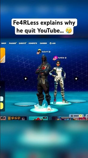 Fe4RLess explains why he quit YouTube 😢