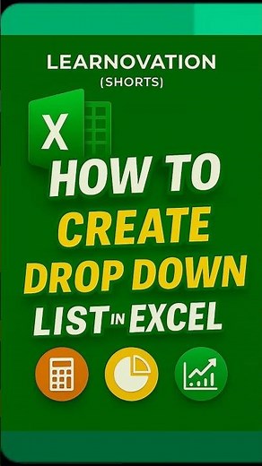 How to Create Drop Down List in Excel | Data Validation | Excel Tutorial in Tamil #excel #exceltips