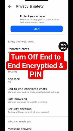 How to messenger Off End-to-End Encryption & PIN (Step by Step 2026)