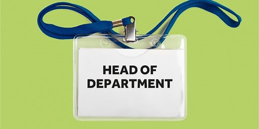 How do I become a head of department?
