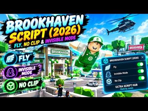 Best Brookhaven Script 2026 | Fly, No Clip & Invisible Mode