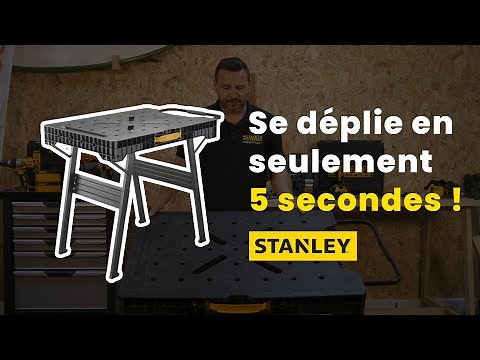 L'établi transportable et dépliable en 5 secondes ! ‪@stanleyemea‬